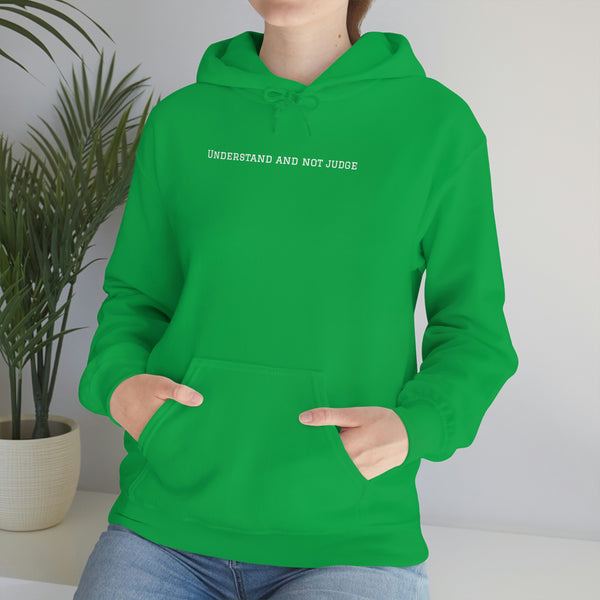 Understand and not judge Unisex Heavy Blend™ Hooded Sweatshirt