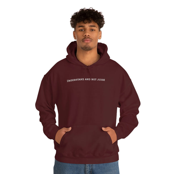 Understand and not judge Unisex Heavy Blend™ Hooded Sweatshirt